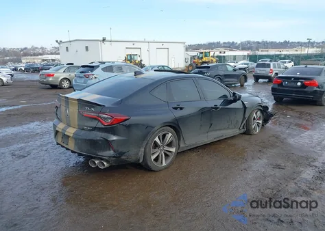 2021 Acura Tlx Type S из США, поврежденный, VIN 19UUB7F07MA000722